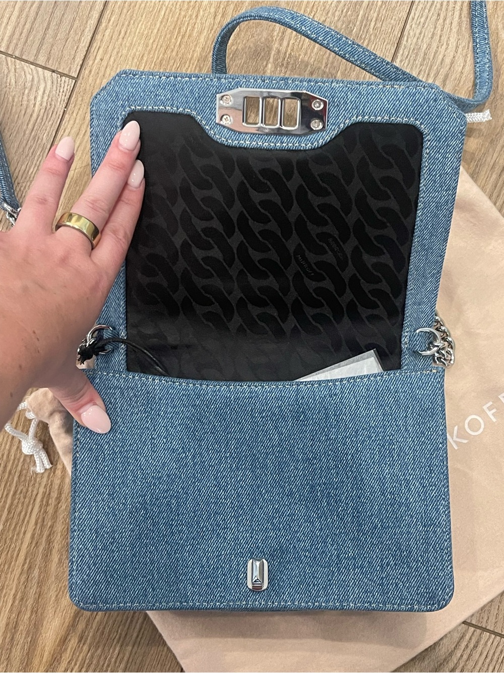 Rebecca Minkoff Denim Crossbody - Picture 3 of 6